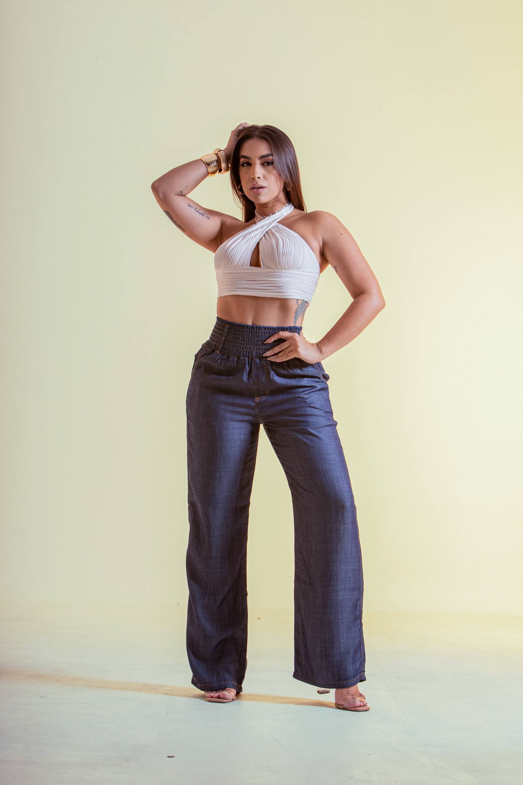 Calça Modeladora Jeans Paris