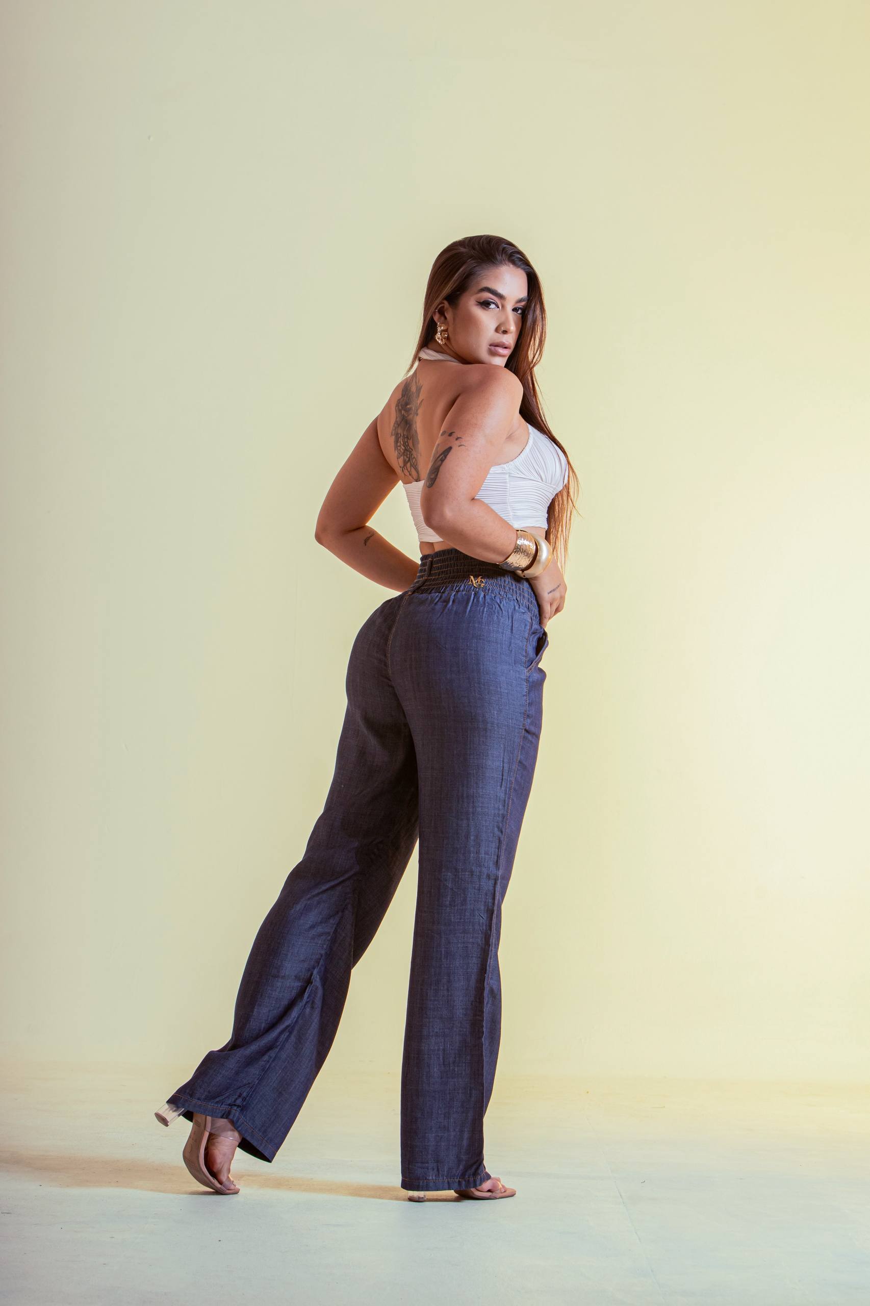Calça Modeladora Jeans Paris