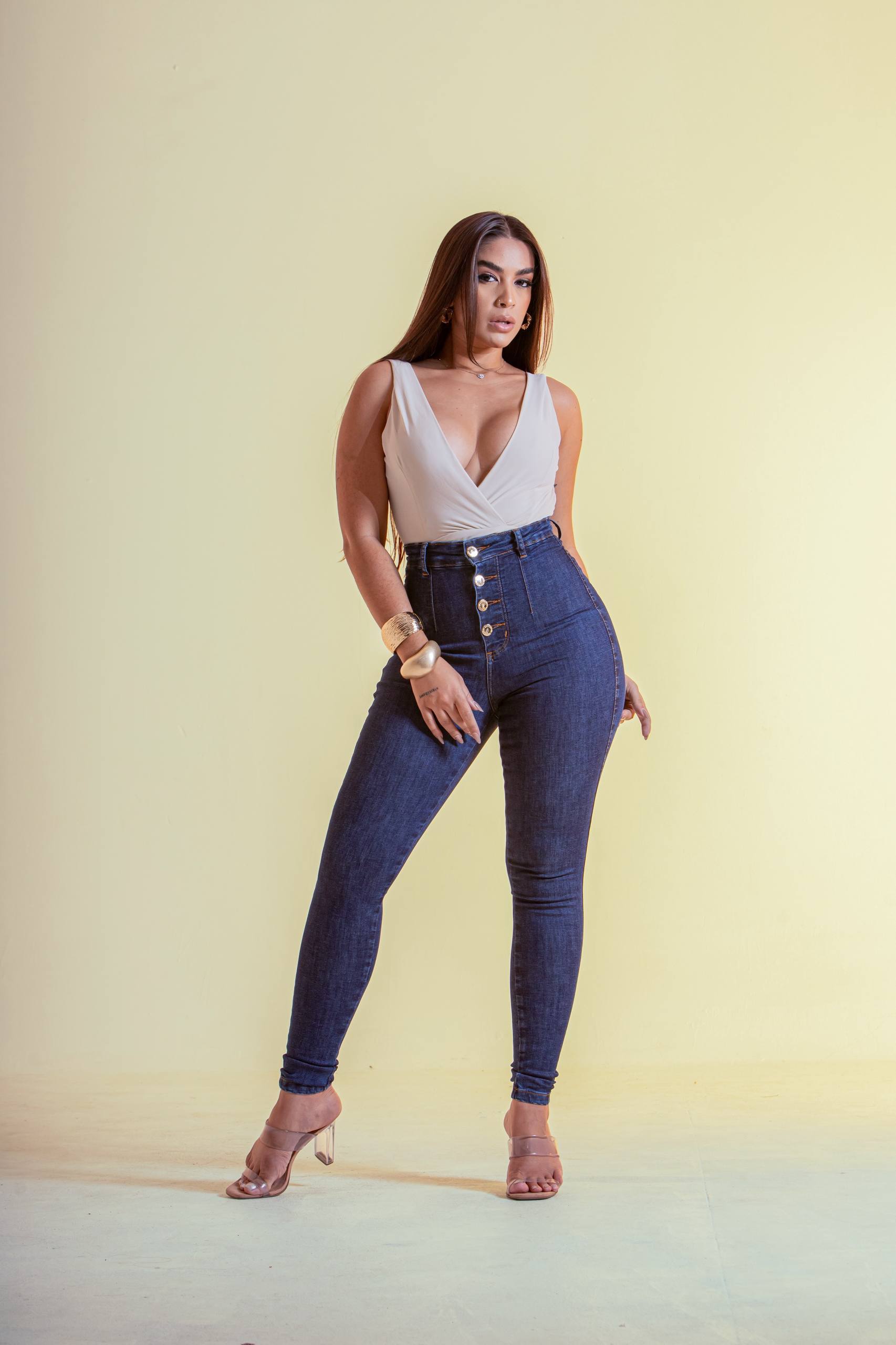 Calça Modeladora Jeans Hazel