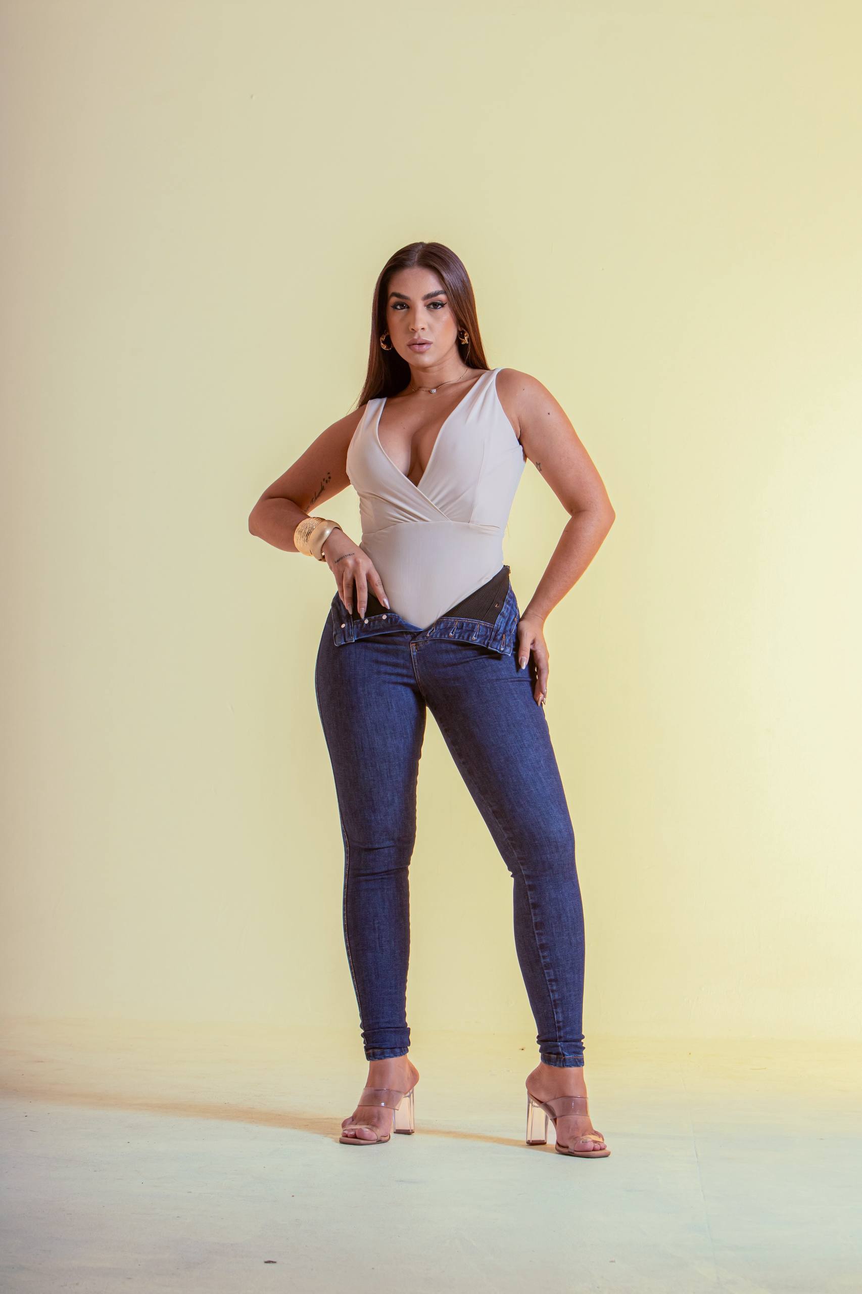 Calça Modeladora Jeans Hazel