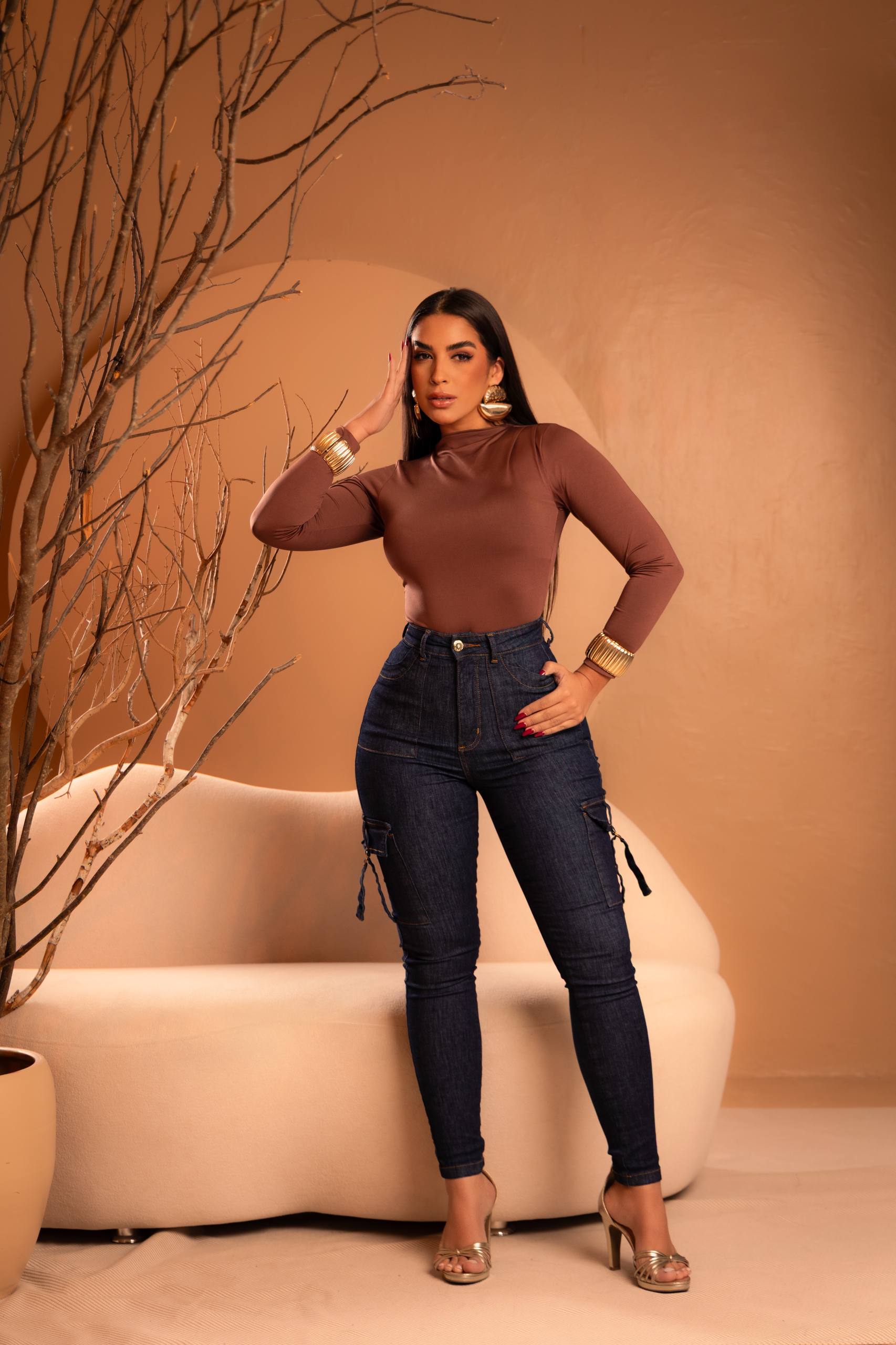 Calça Modeladora Jeans Pearl