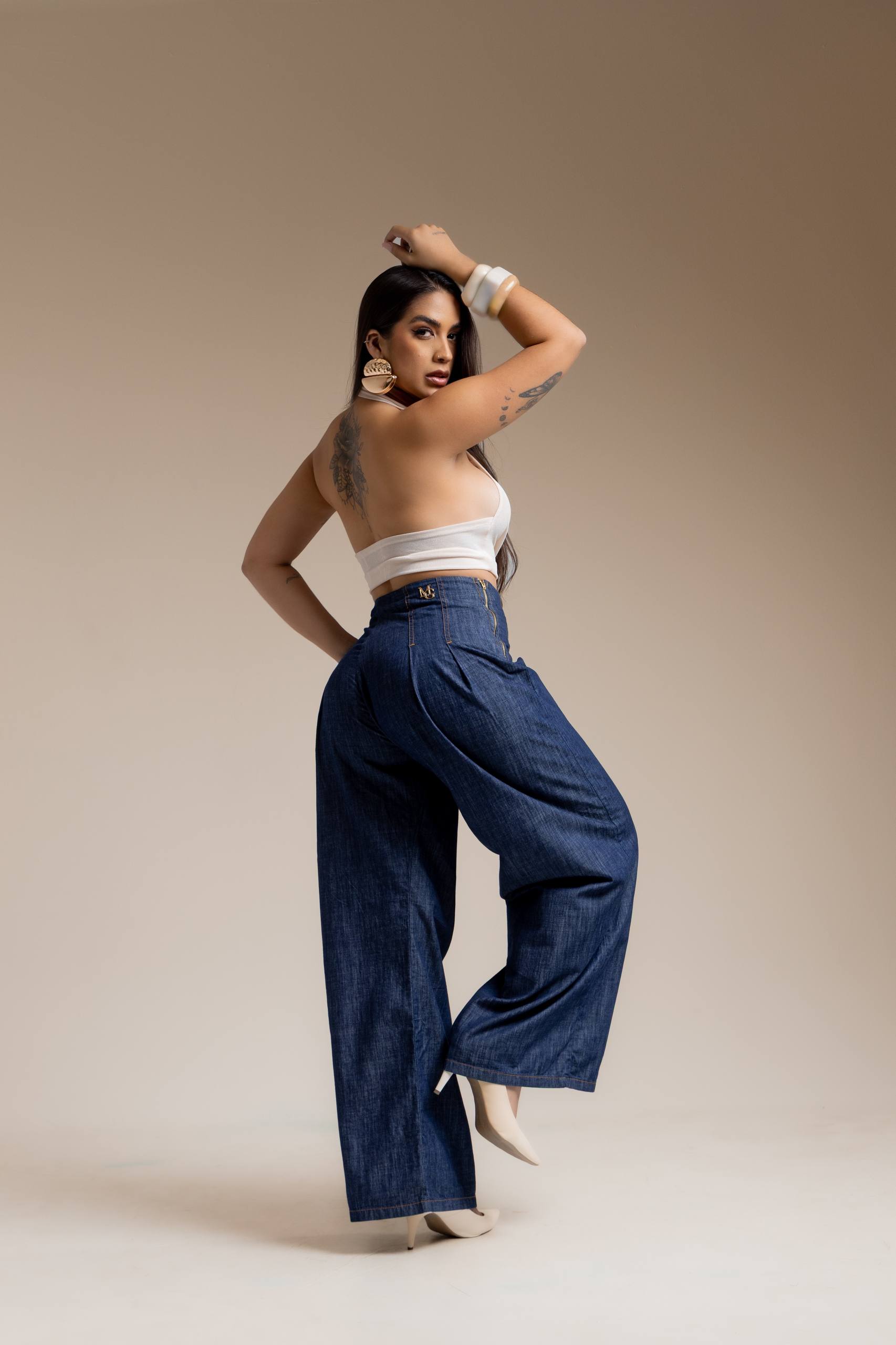 Calça Modeladora Jeans Milano