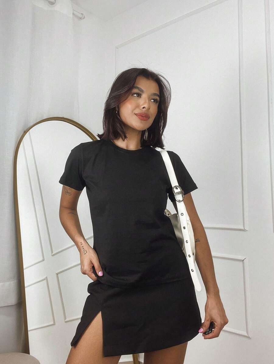 Camiseta Básica 100% Algodão T-Shirt