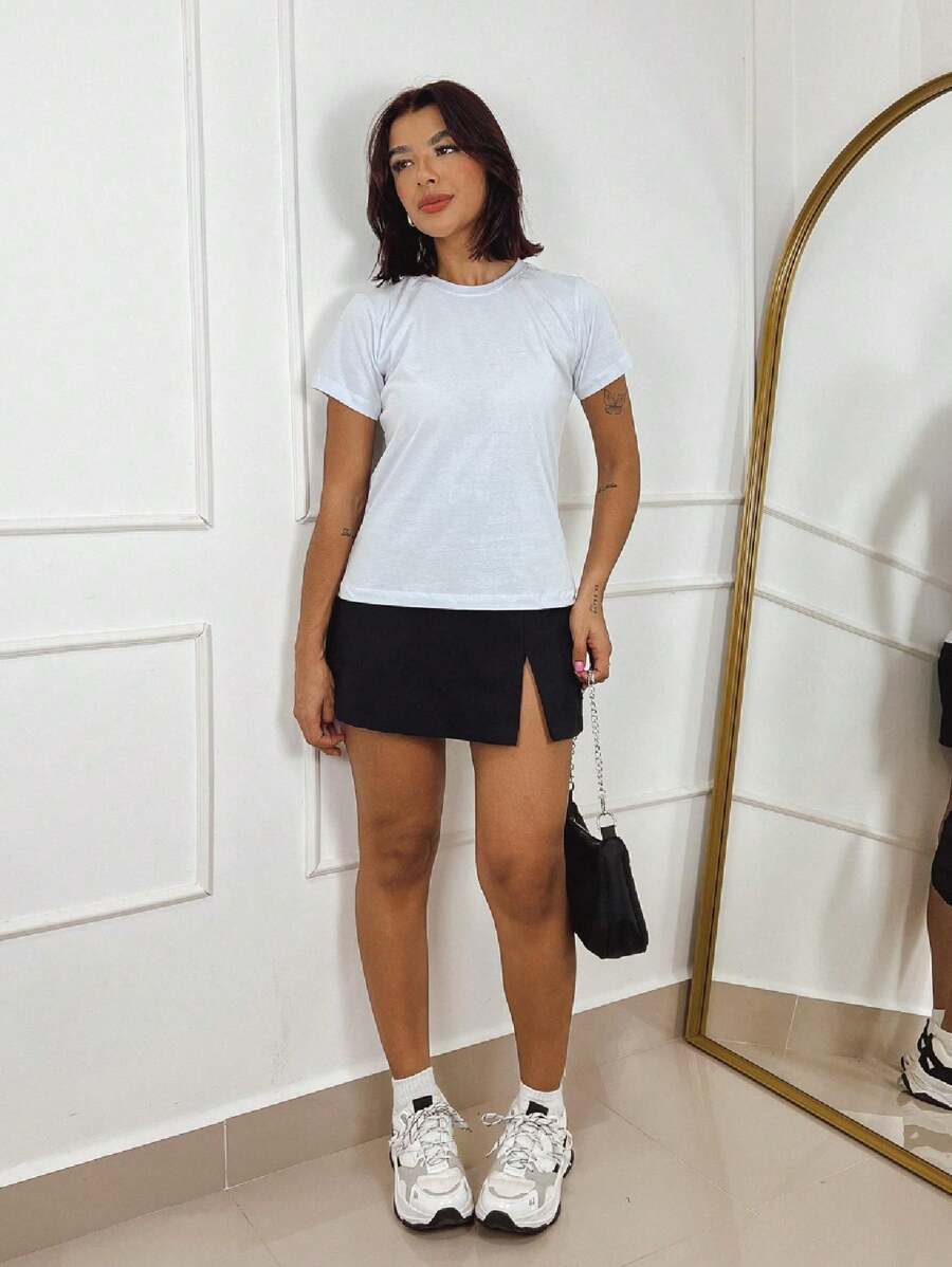 Camiseta Básica 100% Algodão T-Shirt