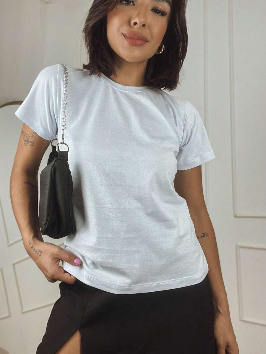 Camiseta Básica 100% Algodão T-Shirt