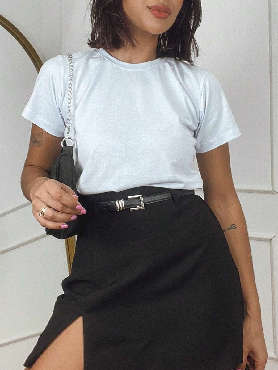 Camiseta Básica 100% Algodão T-Shirt