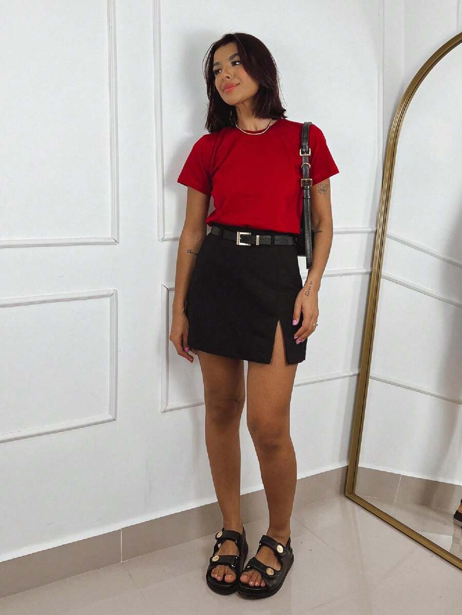 Camiseta Básica 100% Algodão T-Shirt