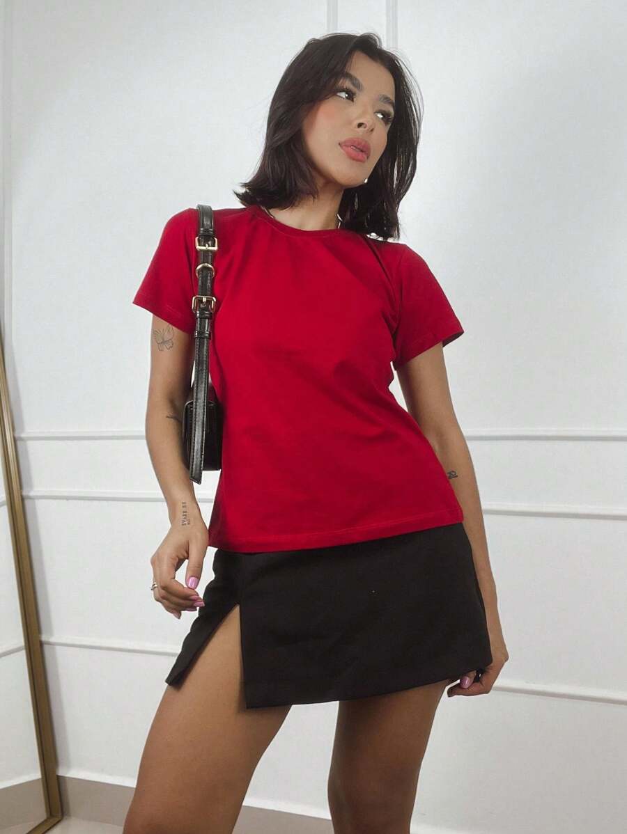 Camiseta Básica 100% Algodão T-Shirt