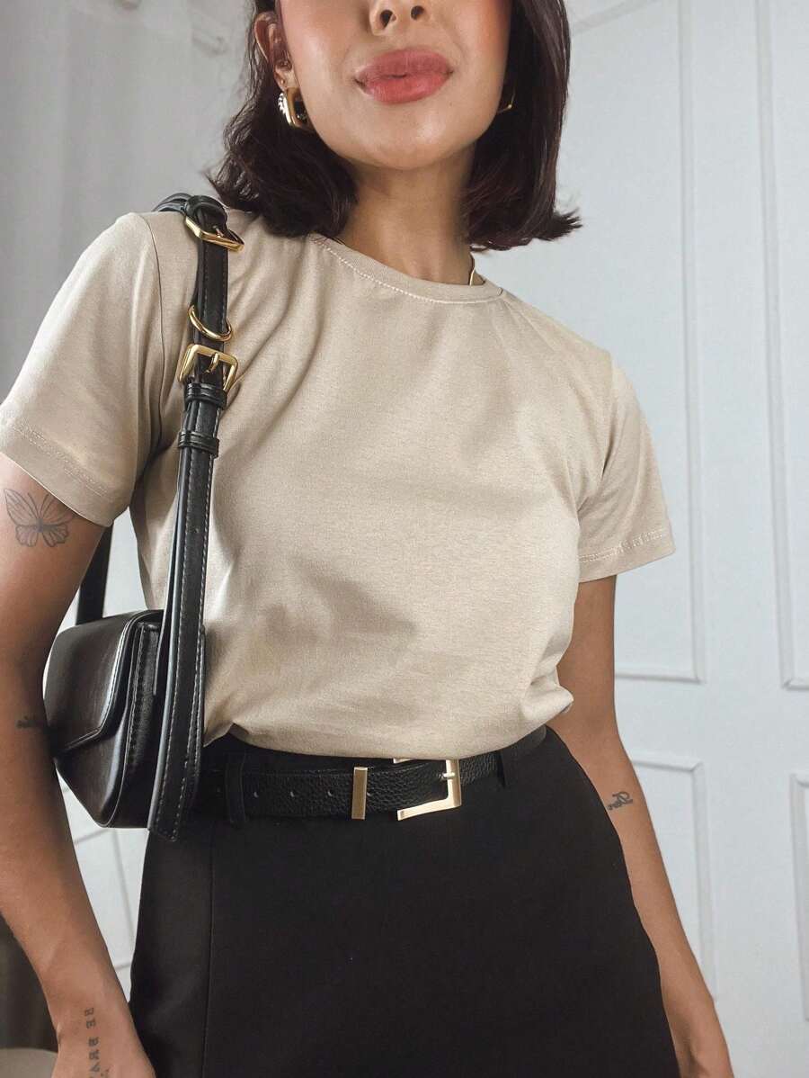 Camiseta Básica 100% Algodão T-Shirt