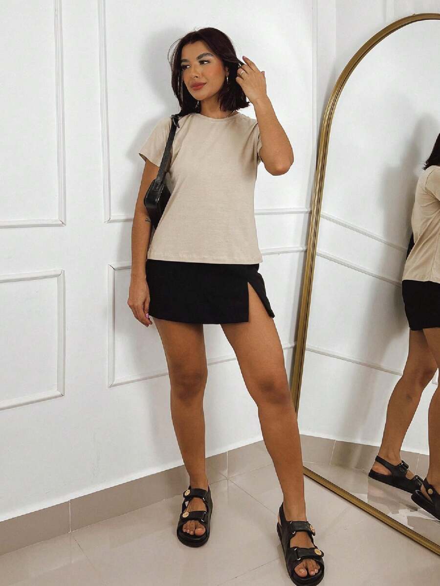 Camiseta Básica 100% Algodão T-Shirt