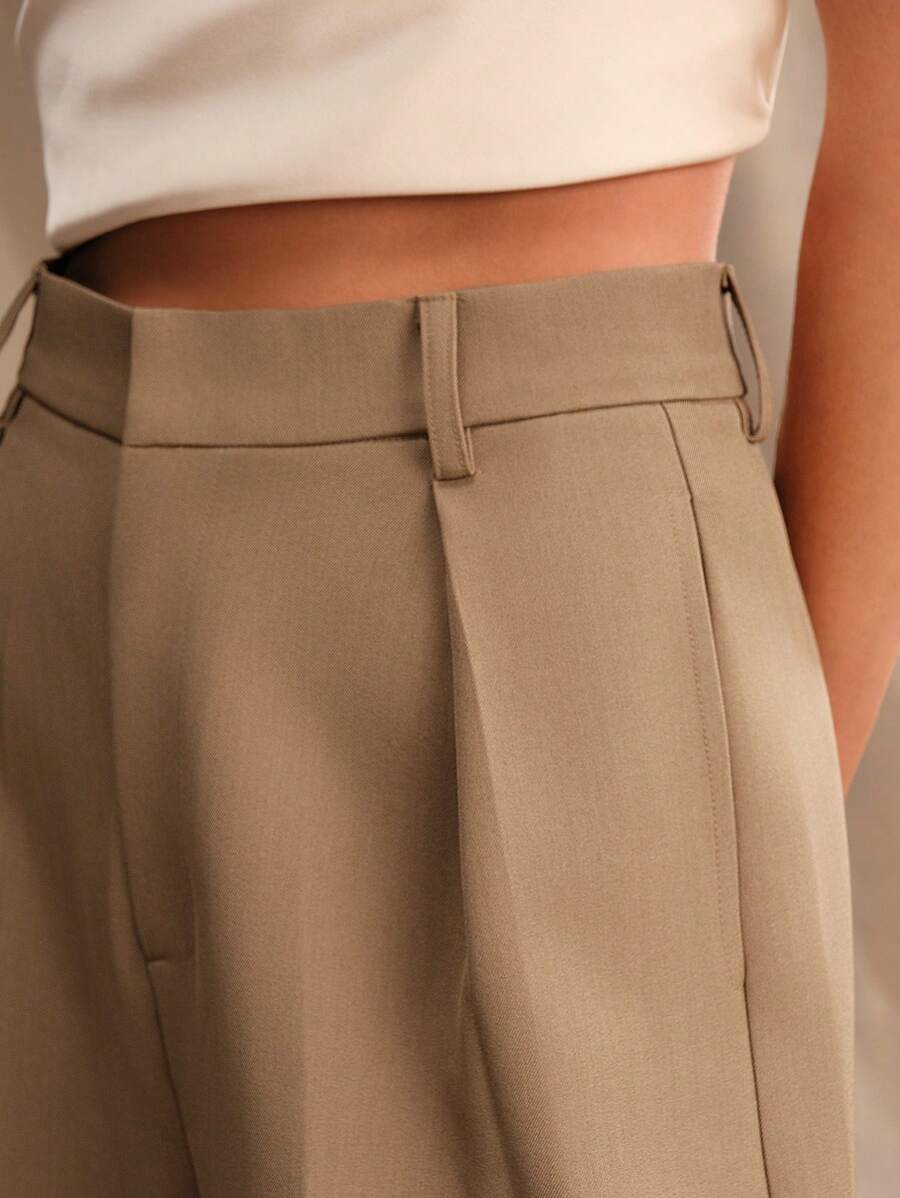 Calça Pantalona Cintura Alta  Venezia