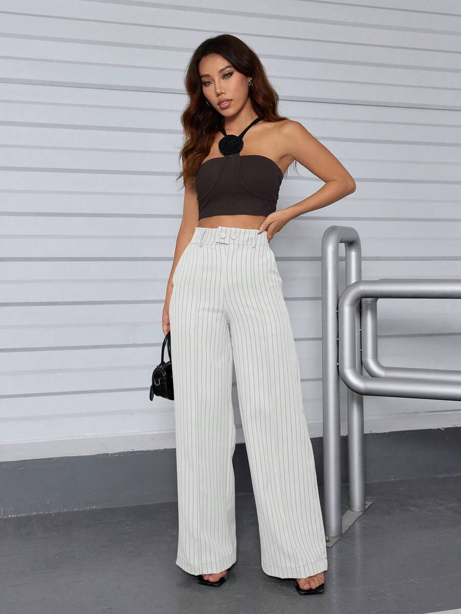 Calça Femininas Listradas Amavi