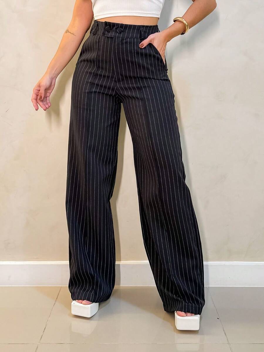 Calça Femininas Listradas Amavi