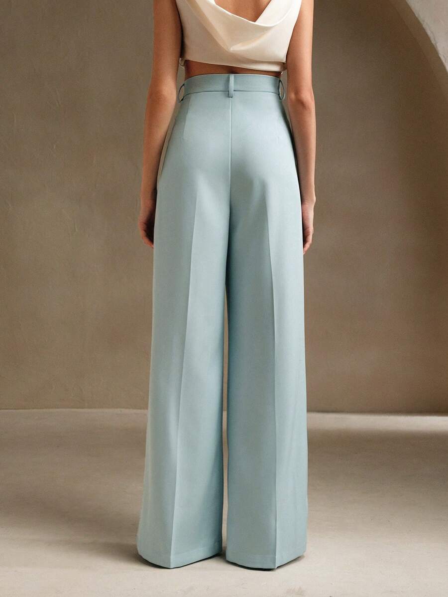 Calça Pantalona Cintura Alta  Venezia