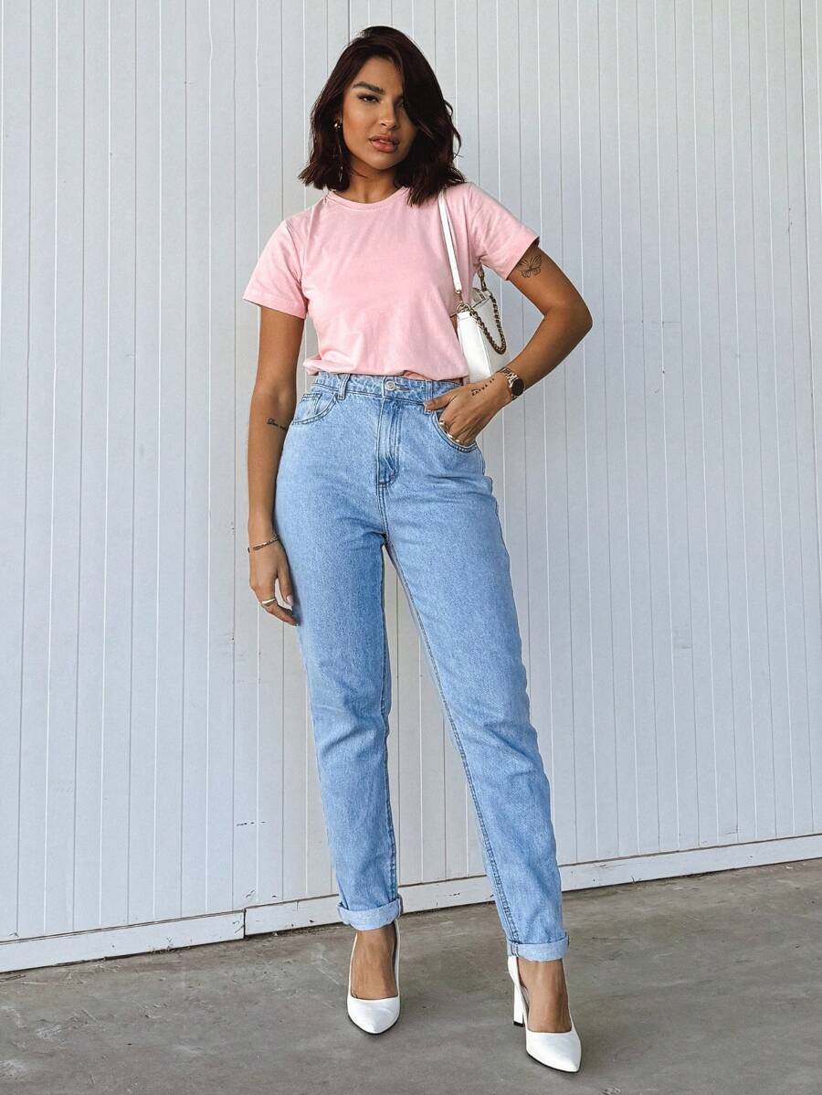 Camiseta Básica 100% Algodão T-Shirt