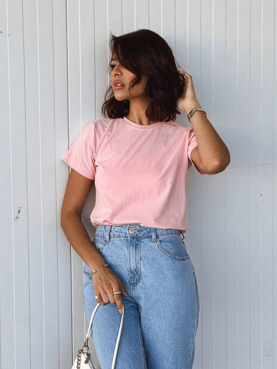 Camiseta Básica 100% Algodão T-Shirt