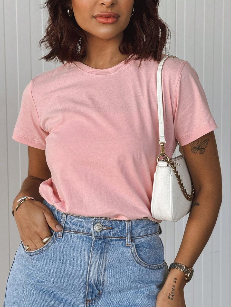 Camiseta Básica 100% Algodão T-Shirt