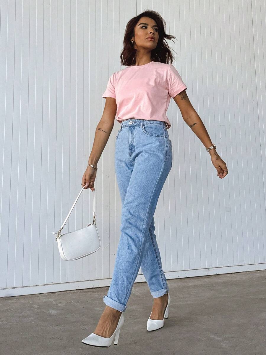 Camiseta Básica 100% Algodão T-Shirt