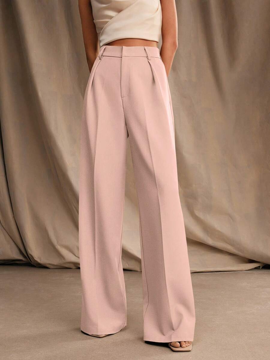 Calça Pantalona Cintura Alta  Venezia