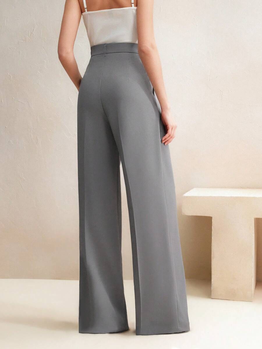 Calça Pantalona Cintura Alta  Venezia
