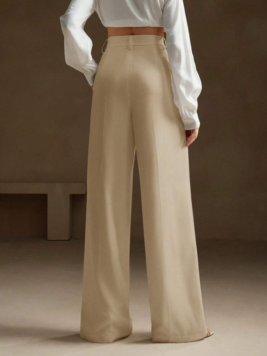 Calça Pantalona Cintura Alta  Venezia