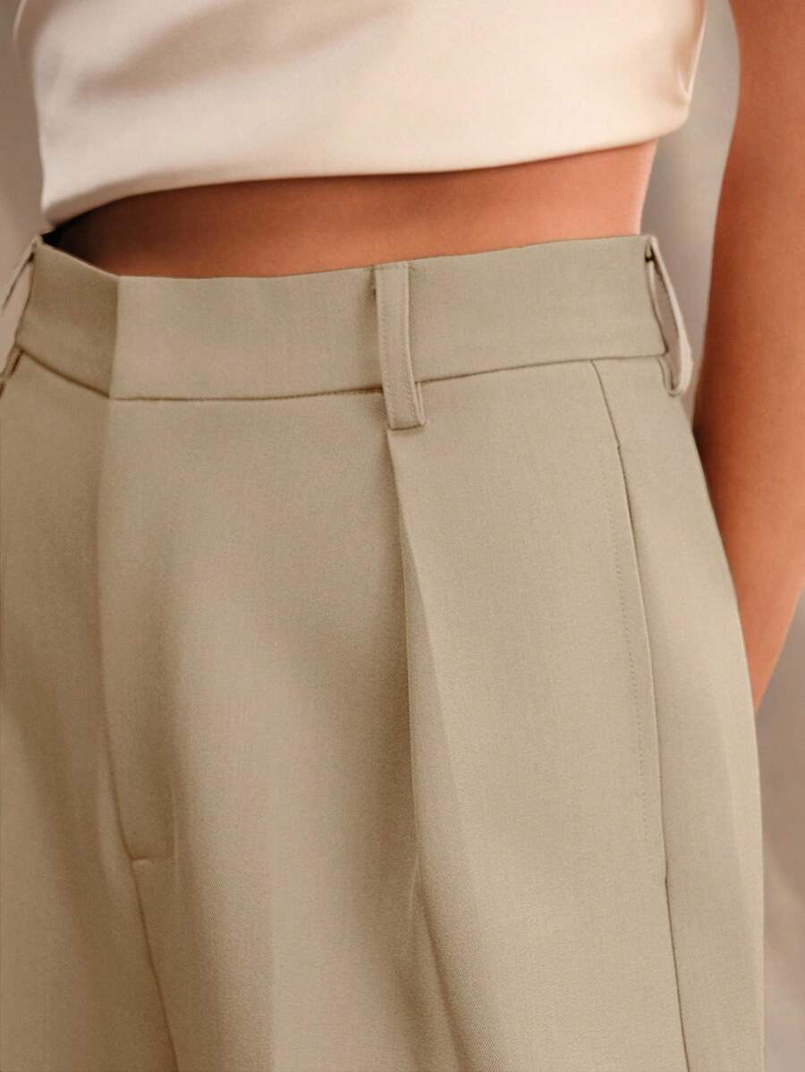 Calça Pantalona Cintura Alta  Venezia