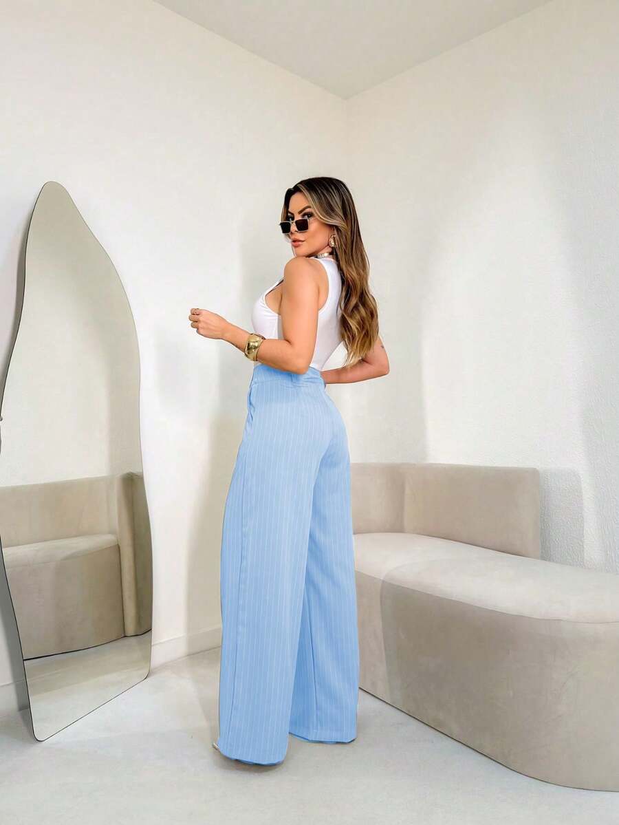 Calça Femininas Listradas Amavi