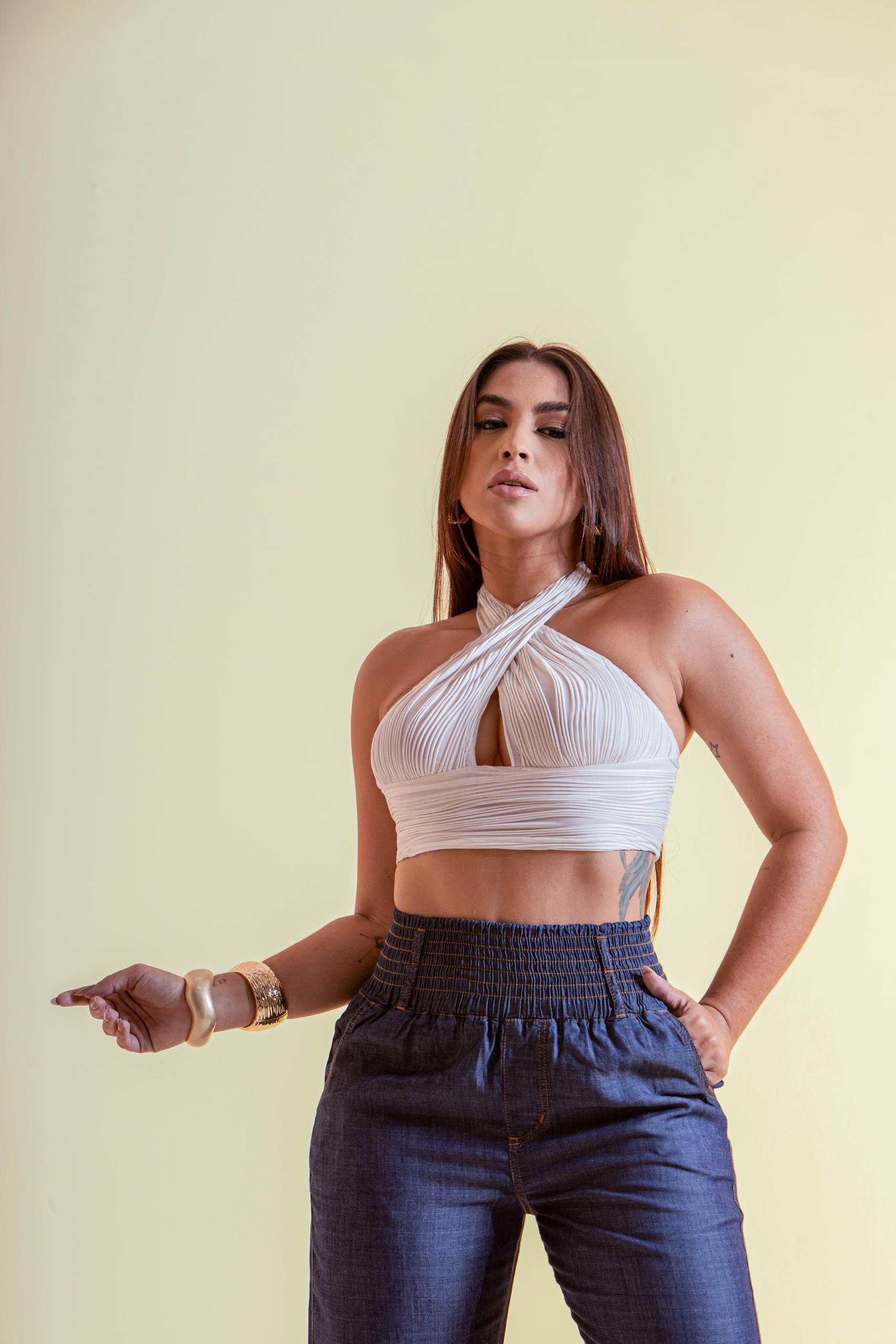 Calça Modeladora Jeans Paris