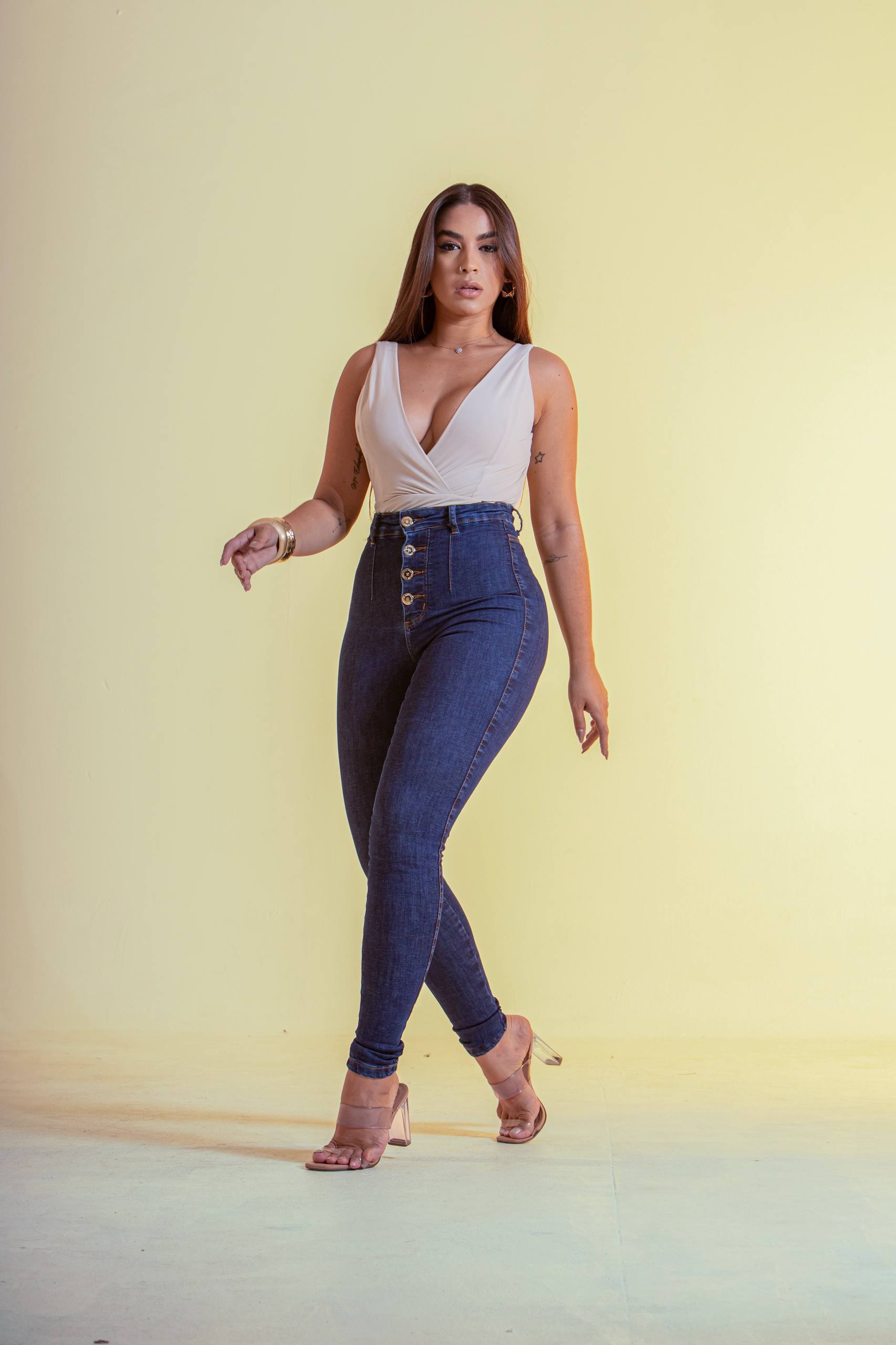 Calça Modeladora Jeans Hazel