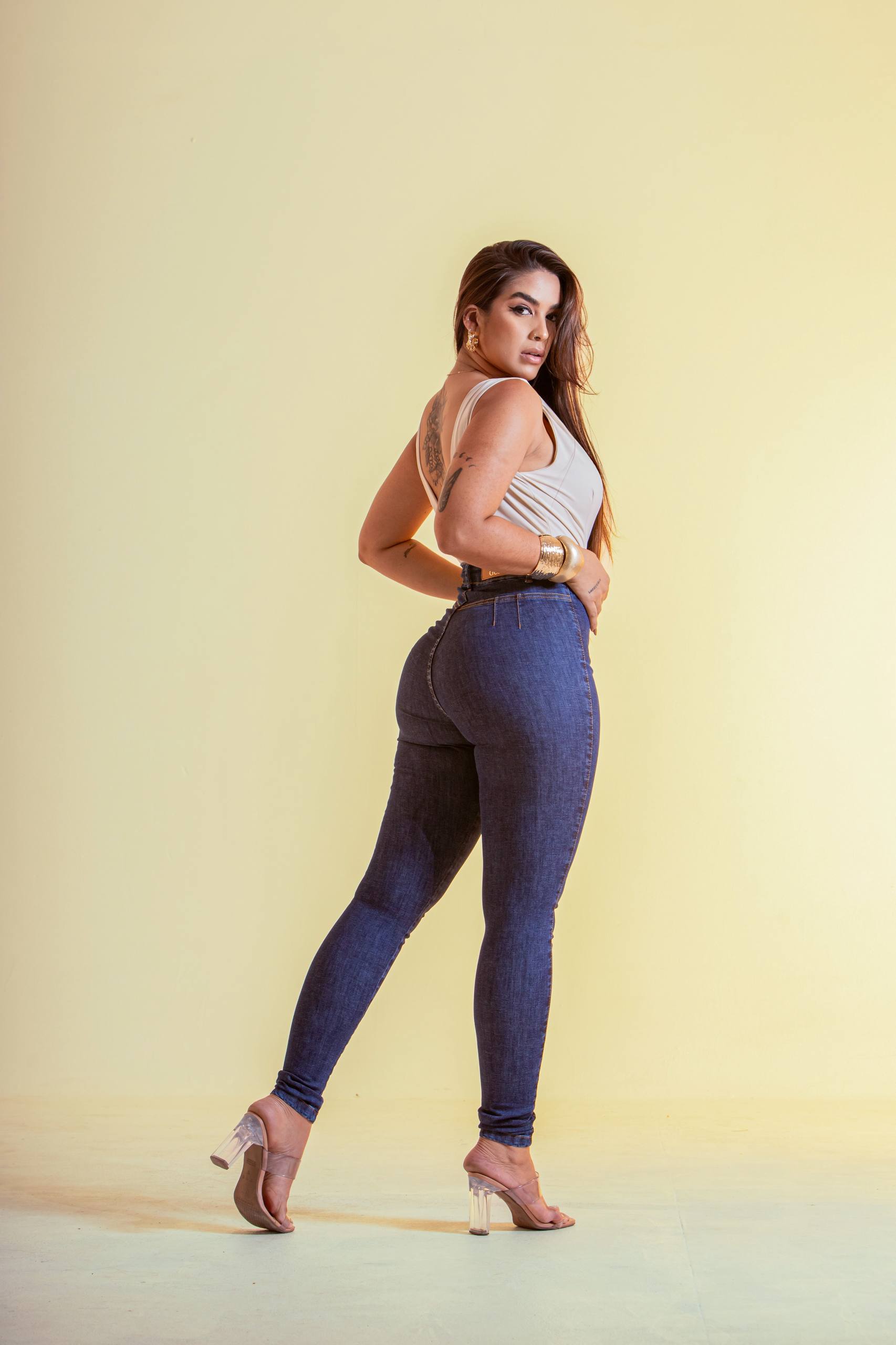 Calça Modeladora Jeans Hazel