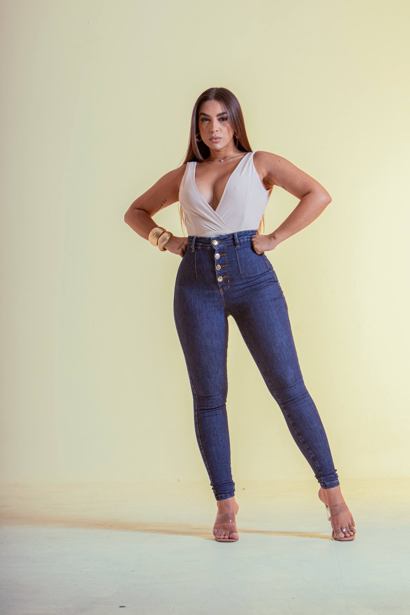 Calça Modeladora Jeans Hazel