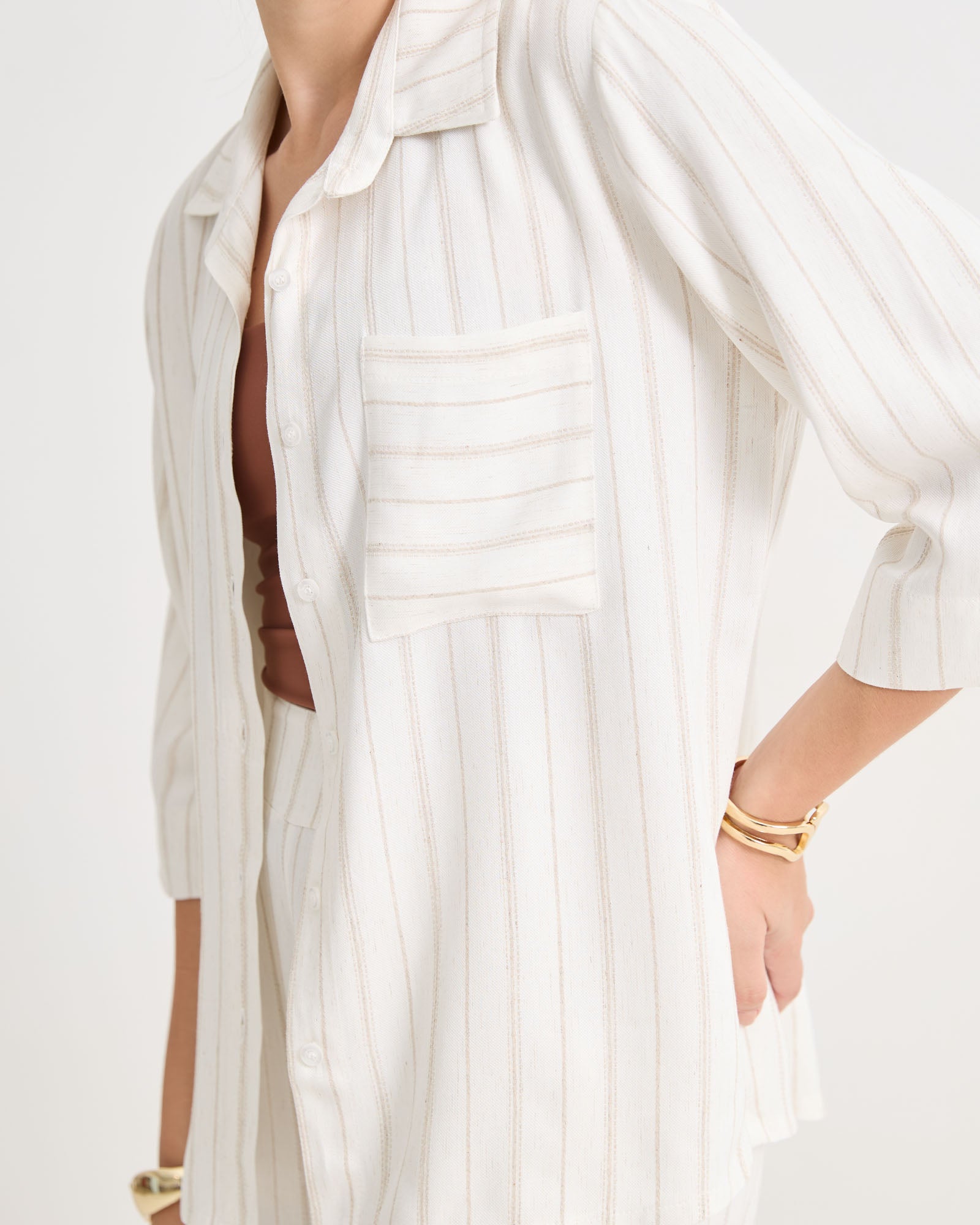 Conjunto Listrado Peônia